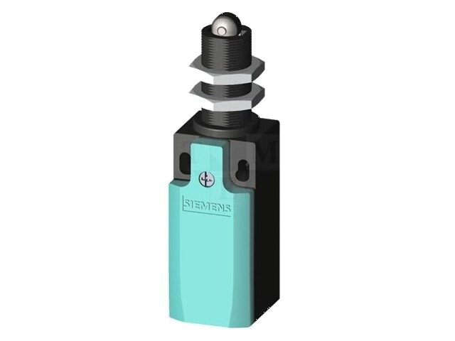 Eindschakelaar; roller Ø10mm en extra bevestiging; NO + NC; 10A Eindschakelaar; roller Ø10mm en extra bevestiging; NO + NC; 10A